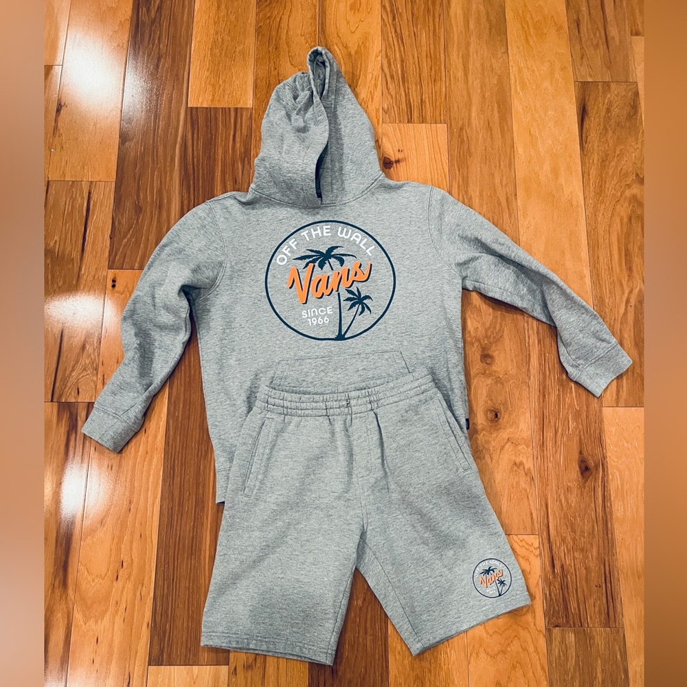Vans Palm Script Hoodie and Short Set
